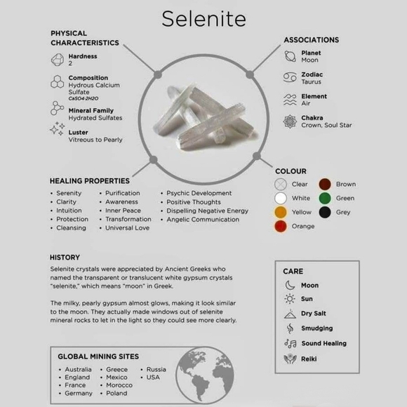 14K Gold-Dipped Selenite Pendulum Spiritual Clarity Crown Chakra Activation NWT - Picture 6 of 9